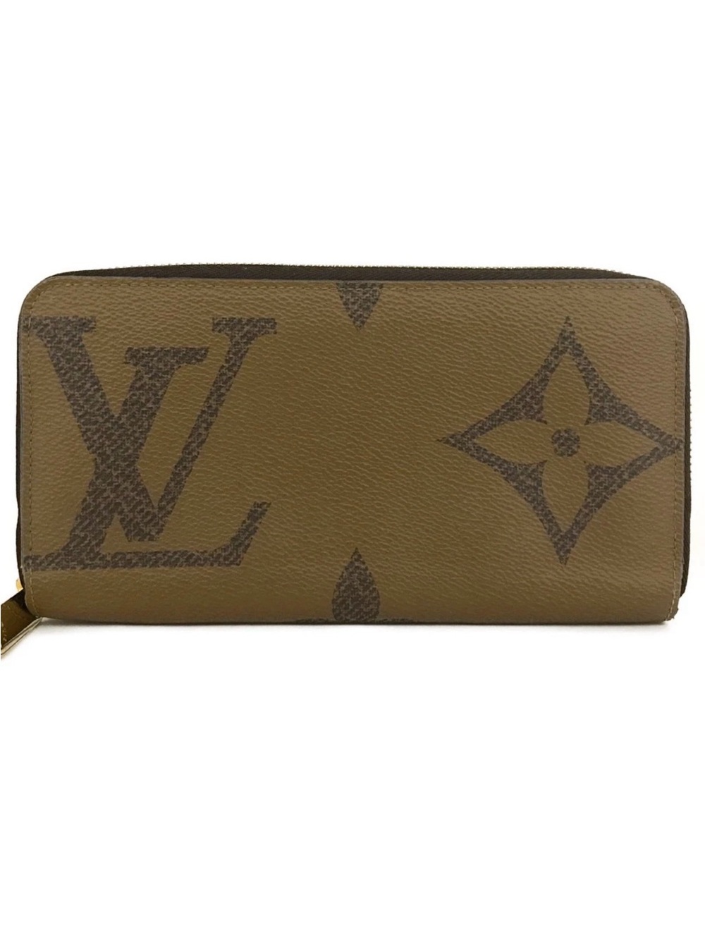 Louis Vuitton Monogram Giant Reverse Zippy Zip Around Wallet